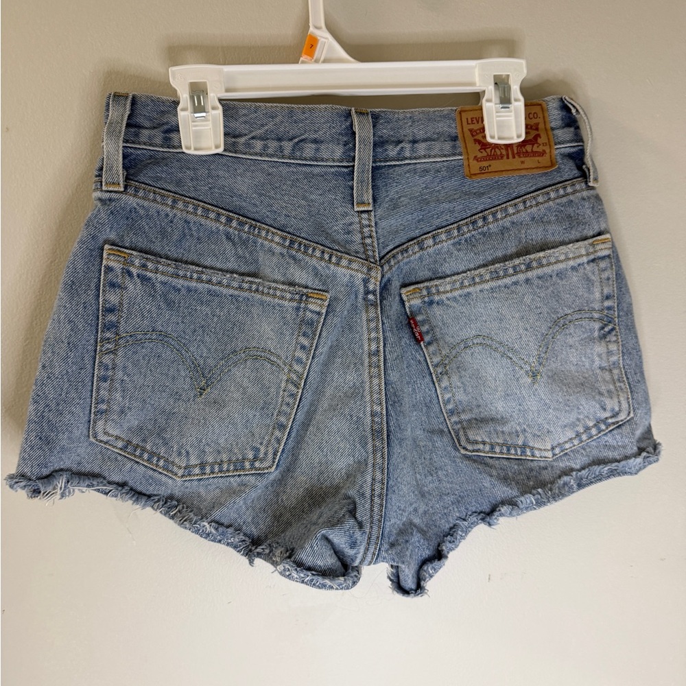 Denim Blue Women's Shorts 26 - Picture 4 of 8